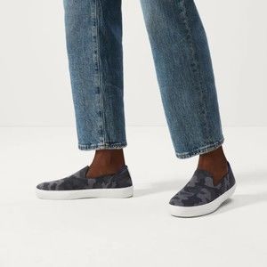 rothy's the slip on sneaker grey cammo size 6.5